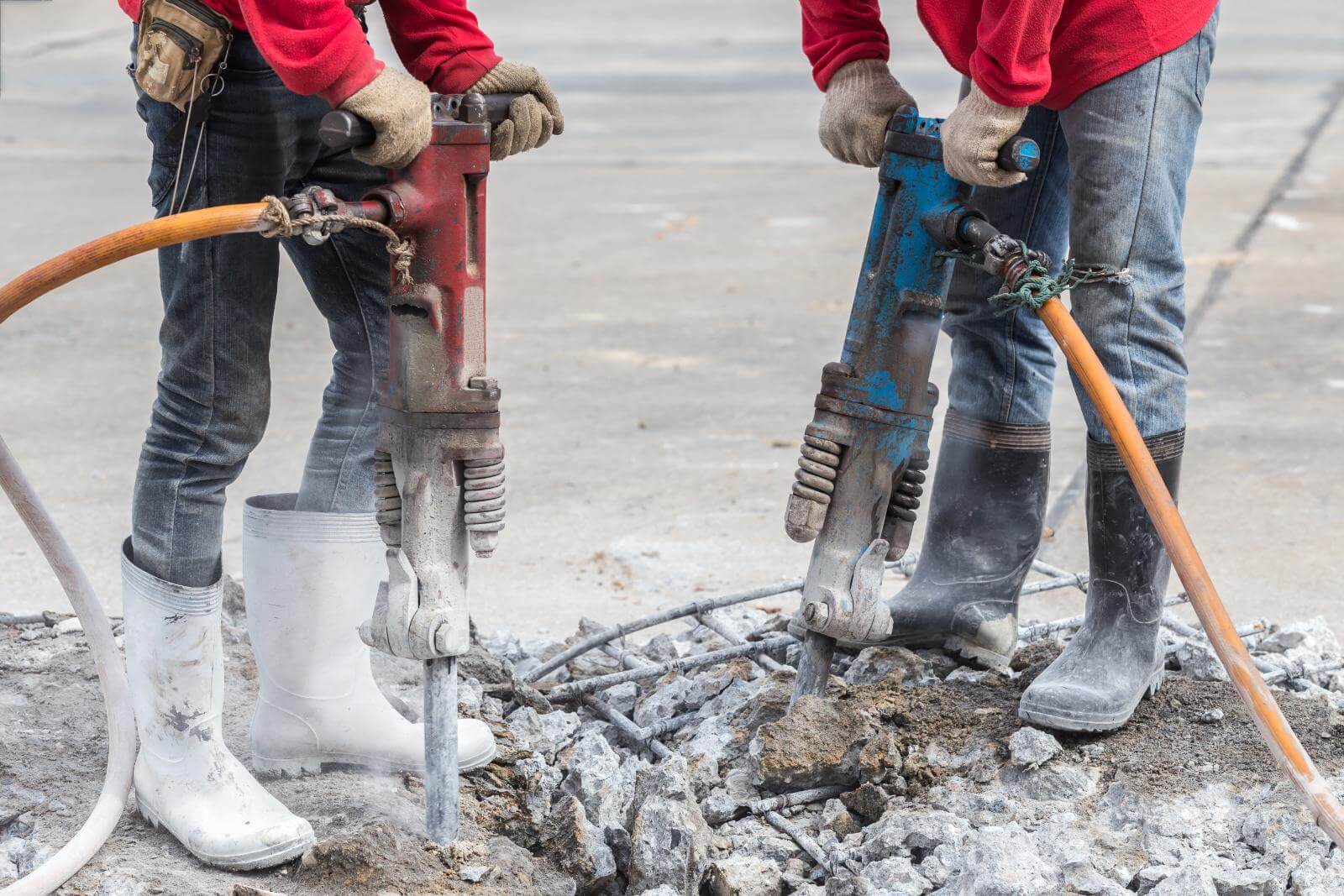 Cracked concrete repair